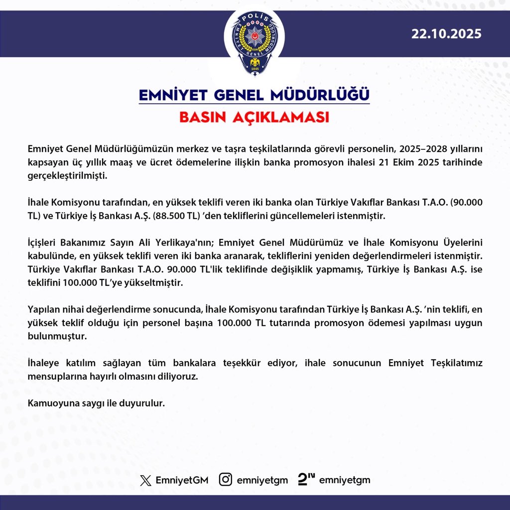 emniyet iş bankası